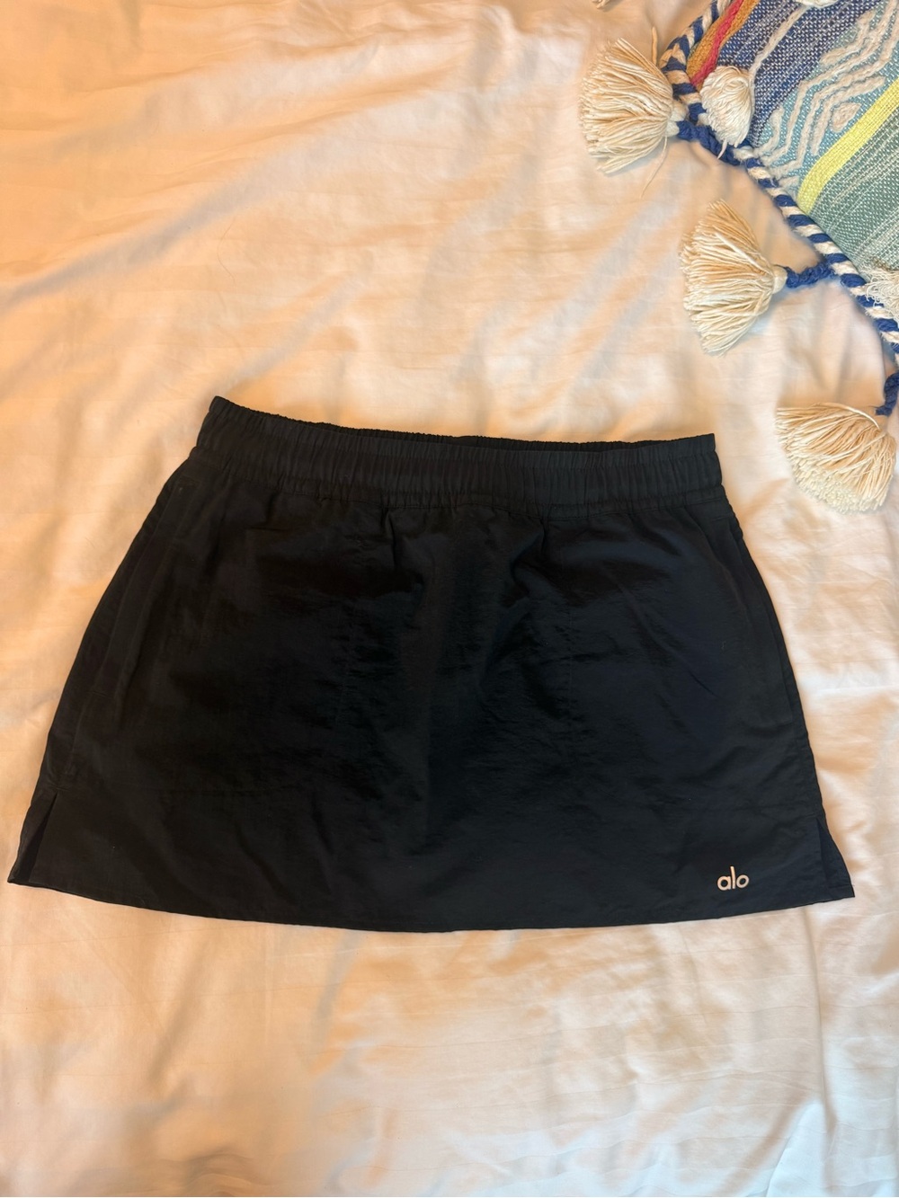 ALO Yoga Black Mini Active Skort